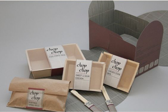 一個打包盒都設計的這么有品位